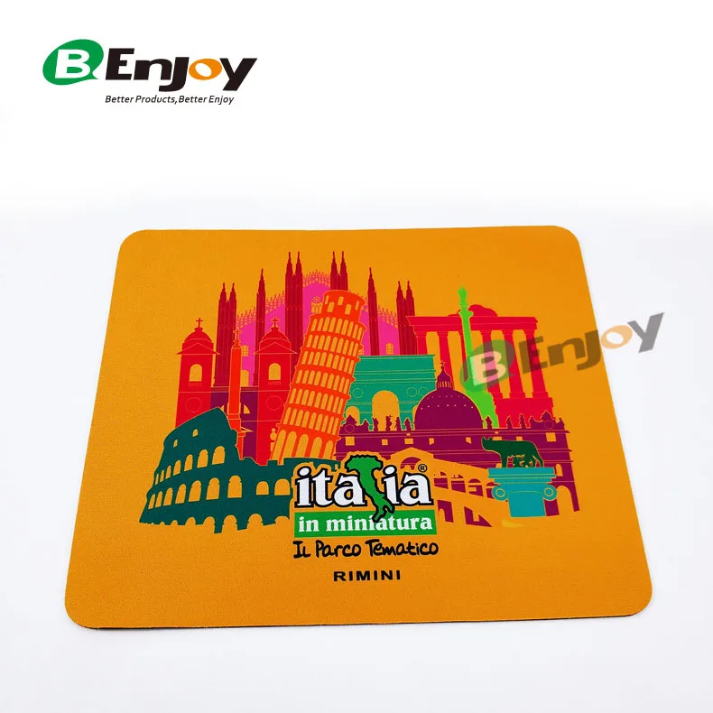 Custom Rubber Mousemat Mouse  Mat Pad with Sublimation Print