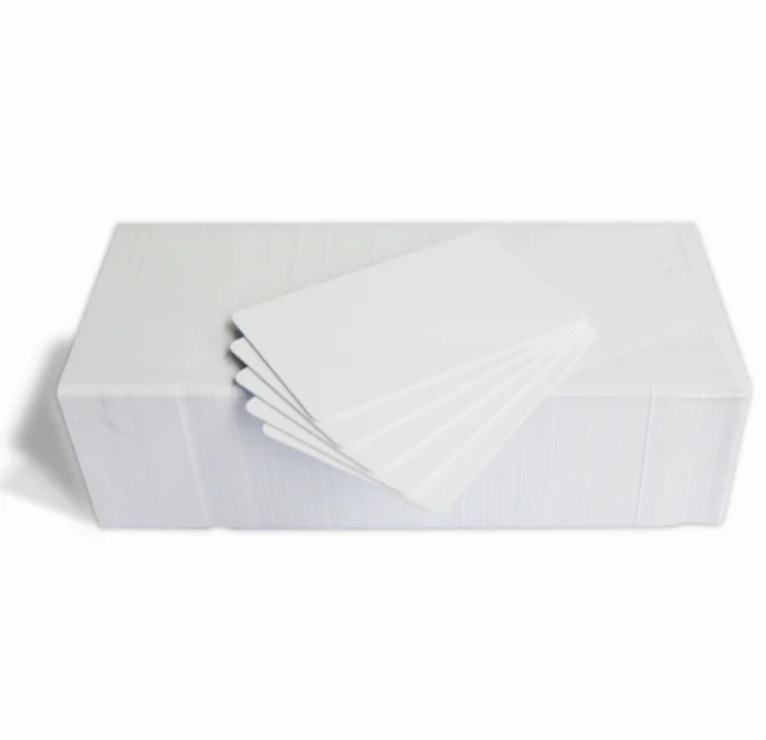 CR80 30Mil White Blank PVC Plastic Cards for Photo ID card printers (DataCard, Zebra, Fargo, Evolis, Magicard, NBS & etc)