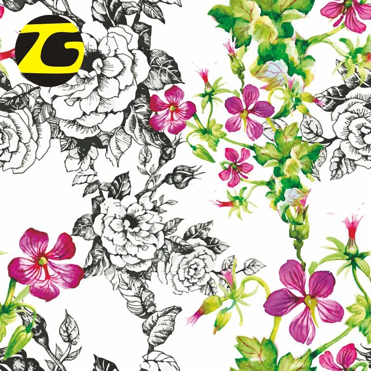 
Professional supplier woven Floral Printed floral muslin 