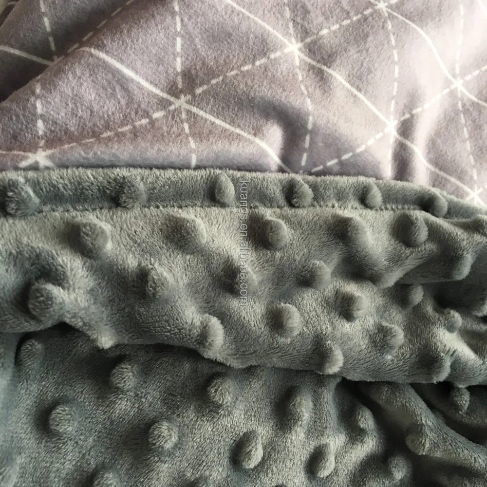 instagram hot sale minky dot soft knit baby blanket