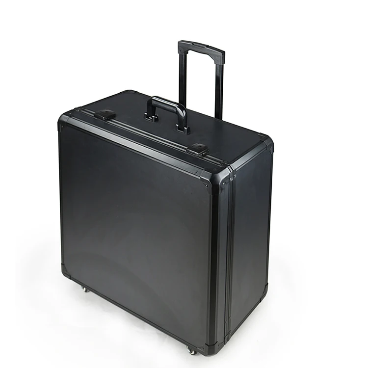 
Excellent quality wheeled trolley lawyer laptop aluminum briefcase 