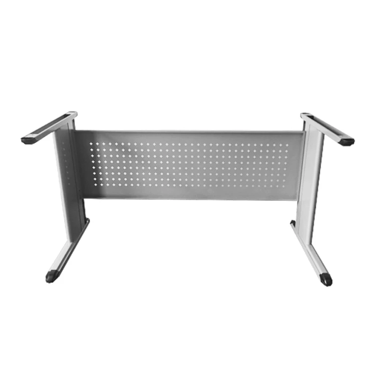 Modern steel simple computer table for two personal metal furniture
