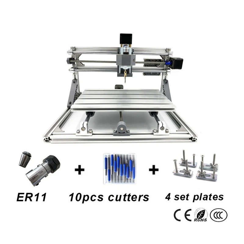 Disassembled pack mini CNC 3018 PRO 5500mw CNC engraving machine Pcb Milling Machine diy mini cnc router with GRBL control