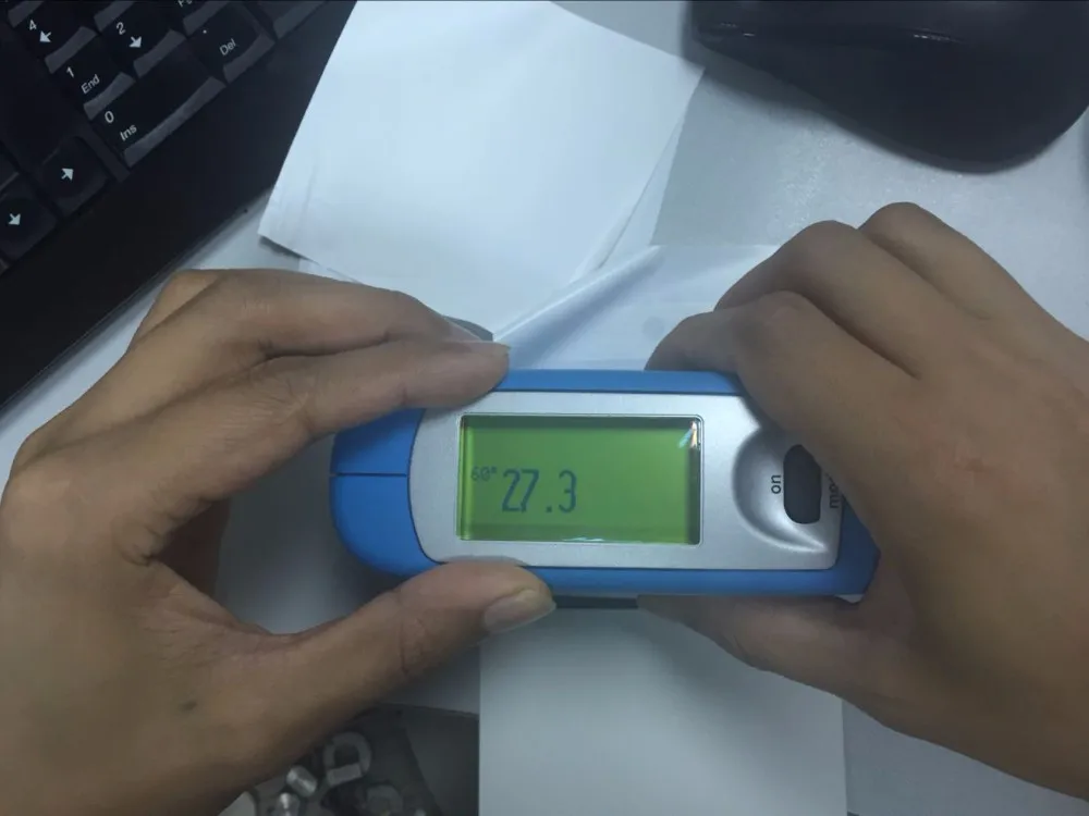 Tri gloss meter marble glossmeter 20 60 85 degree with 1000 gu HG268 compare to BYK 4563 GLOSS METER