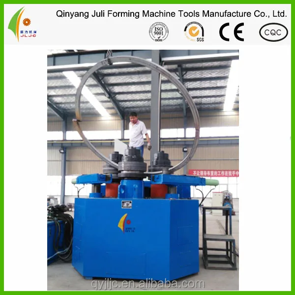 Flange steel bending machine, flat steel bending rolling machine from China