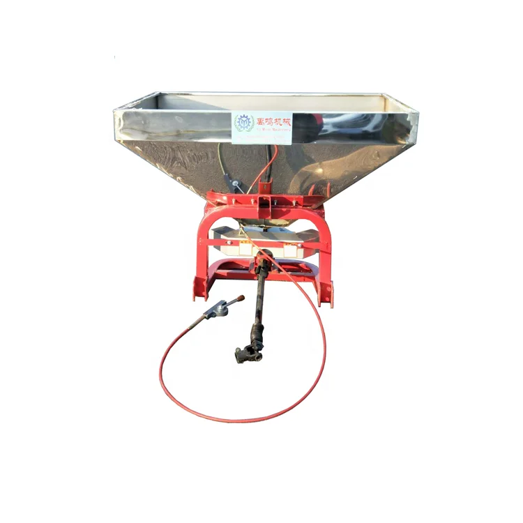 2021 new agricultural fertilizer spreader stainless steel single disc spreader manure spreader on sale