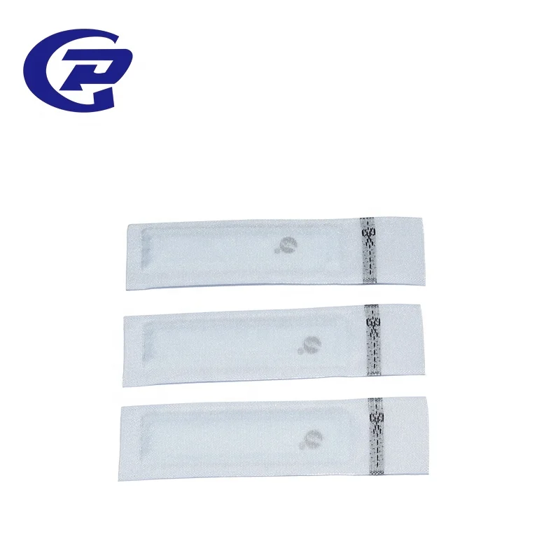 EAS 58KHz Security AM Anti-theft Woven Clothing Label Sew-in label With DR Label