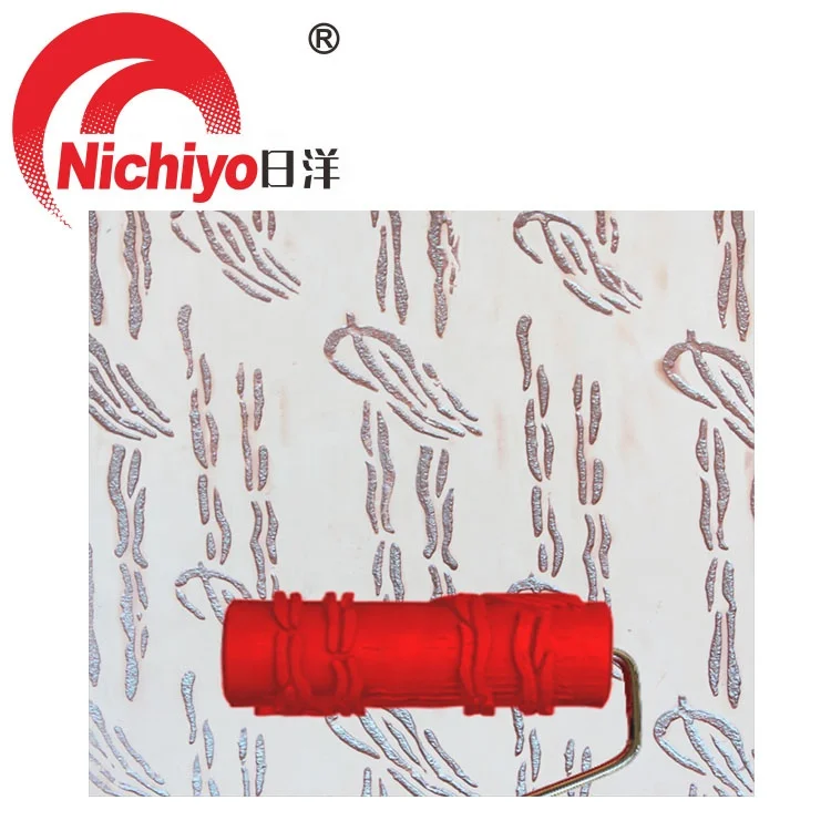 Wall Paint 7 Inch Pattern Paint Rubber Roller For Liquid Wallpaper Decoration Wall Texture Rubber Roller