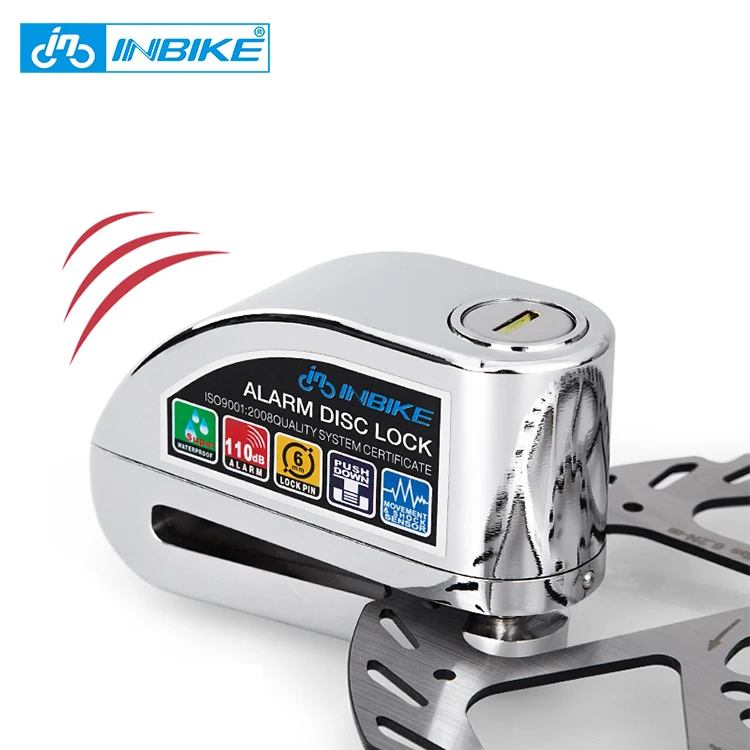 Bicycle Wireless Lock with Alarm Disc Brake Lock Anti-theft Motorcycle Alarm Lock