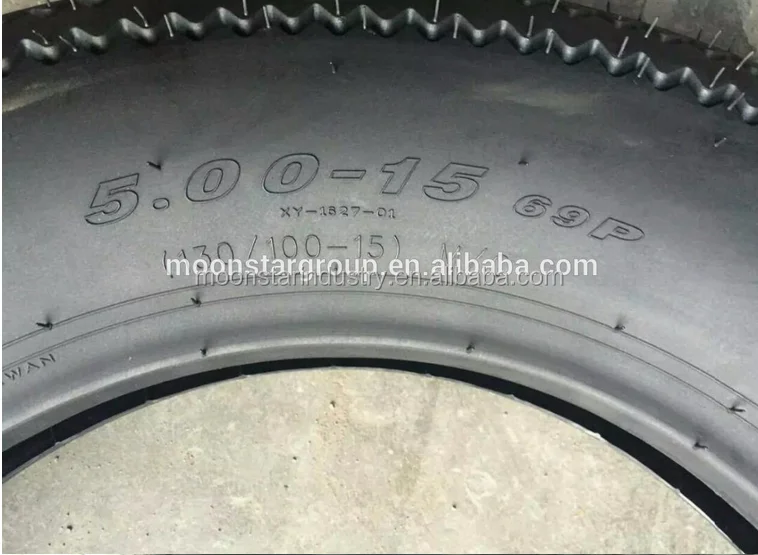high quality sawtooth vintage motorcycle tire 5.00-15
