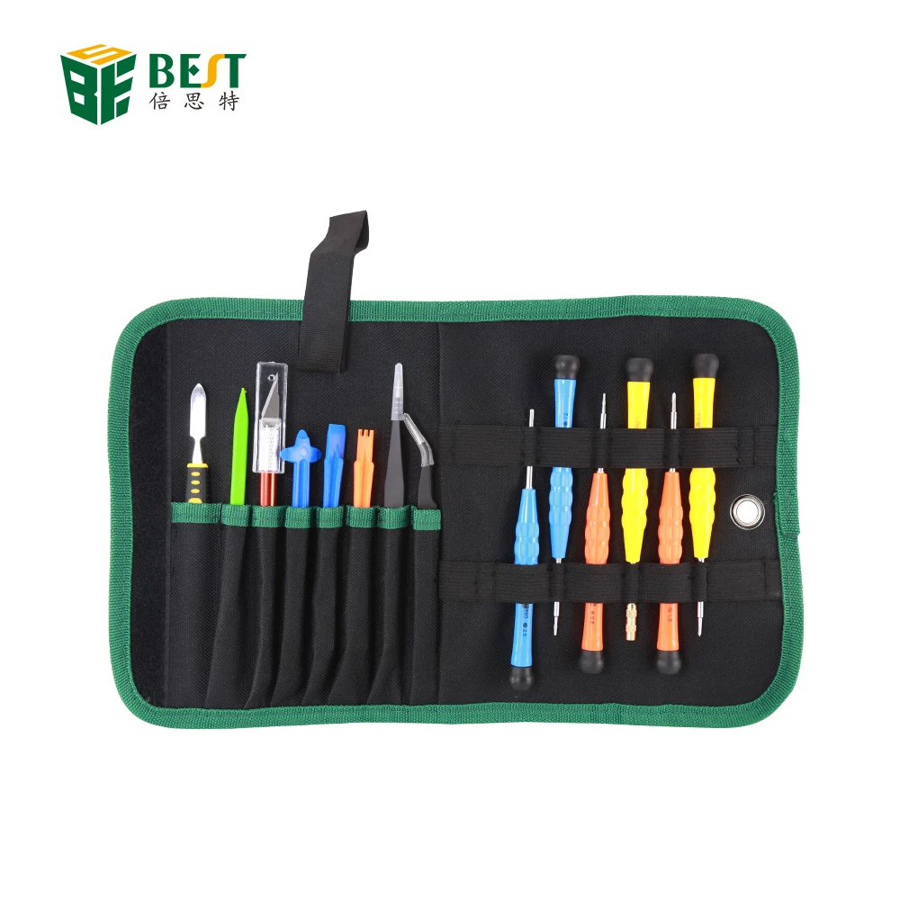 14pcs Hand Screwdriver Pry Opening Tool Bag Set Mobile Repairing Tool kit for iPhone