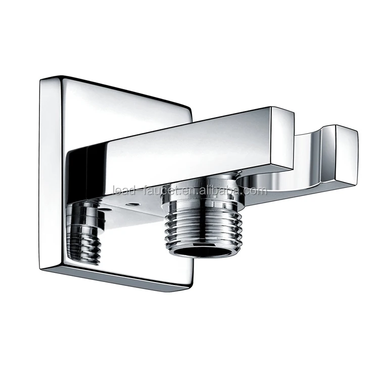 Bathroom Faucet Accessories All Brass Concealed Installation Shower Bracket Holder With Water Outlet / Elbow