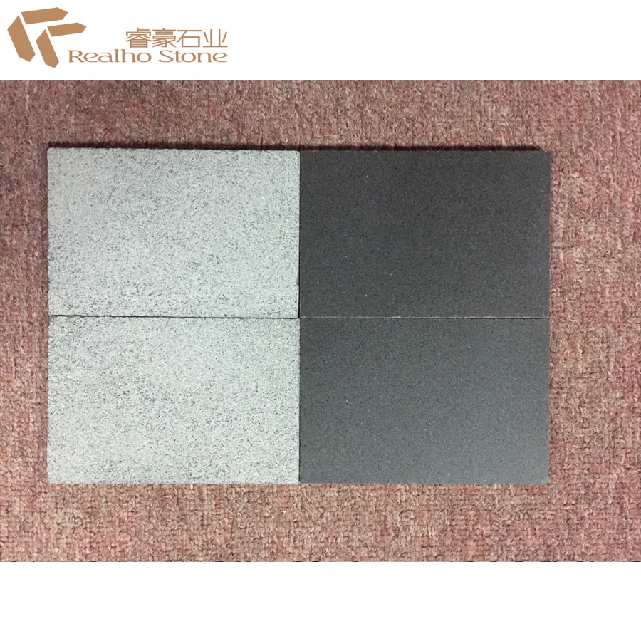 
Sawn Cut Surface Black Lava Volcanic Stone Granite With Cat Paws 