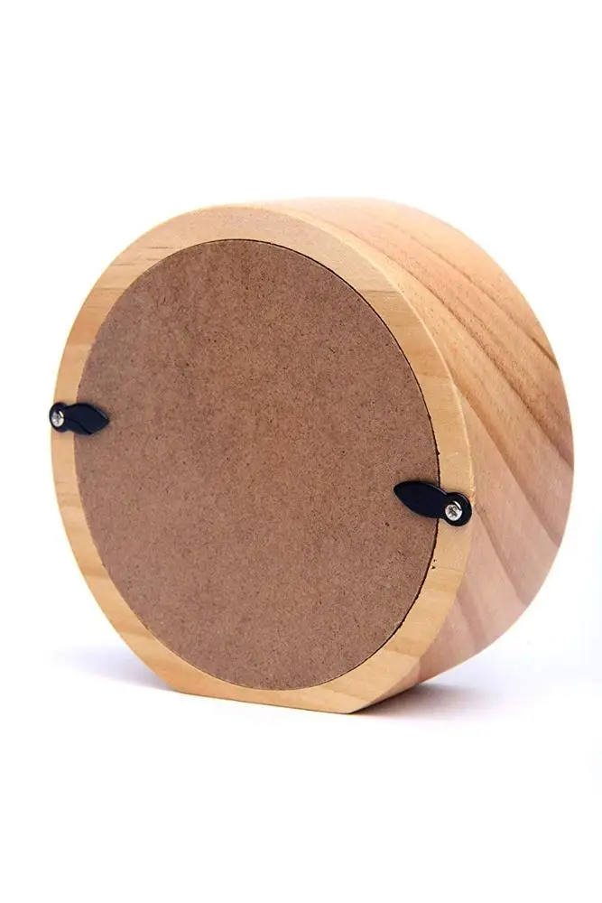 
Wooden Desk & Table Analog Clock Made of Genuine Pine,wooden clock with customized logo 