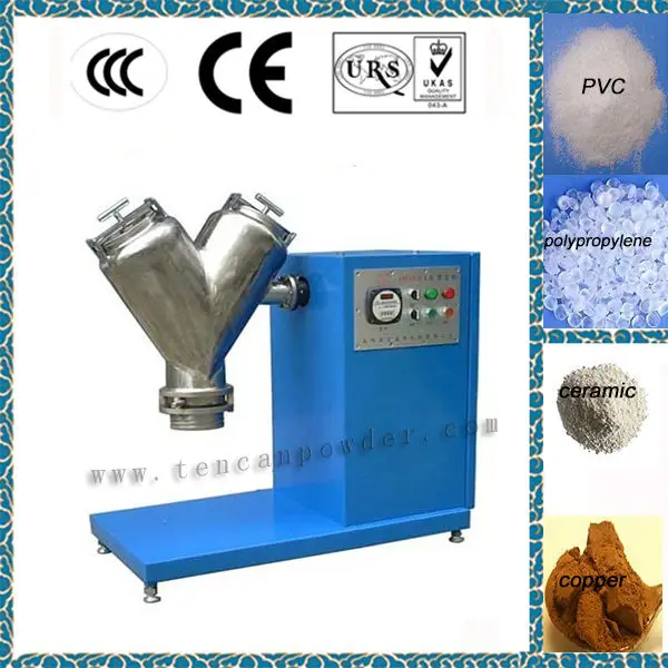 China Tencan 200L V-type Dry Powder Mixer, Lab Chemical Mixer