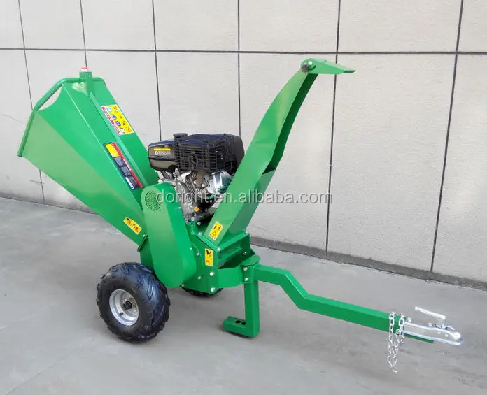 
With 2 years warranty CE approved Briggs&Stratton petrol motor industry large gas engine log chipper machine 