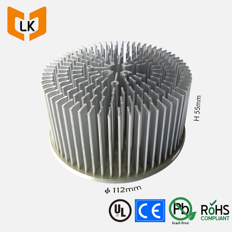 Круглые алюминиевые холодной ковки 30 Вт cxb3590 радиатор led