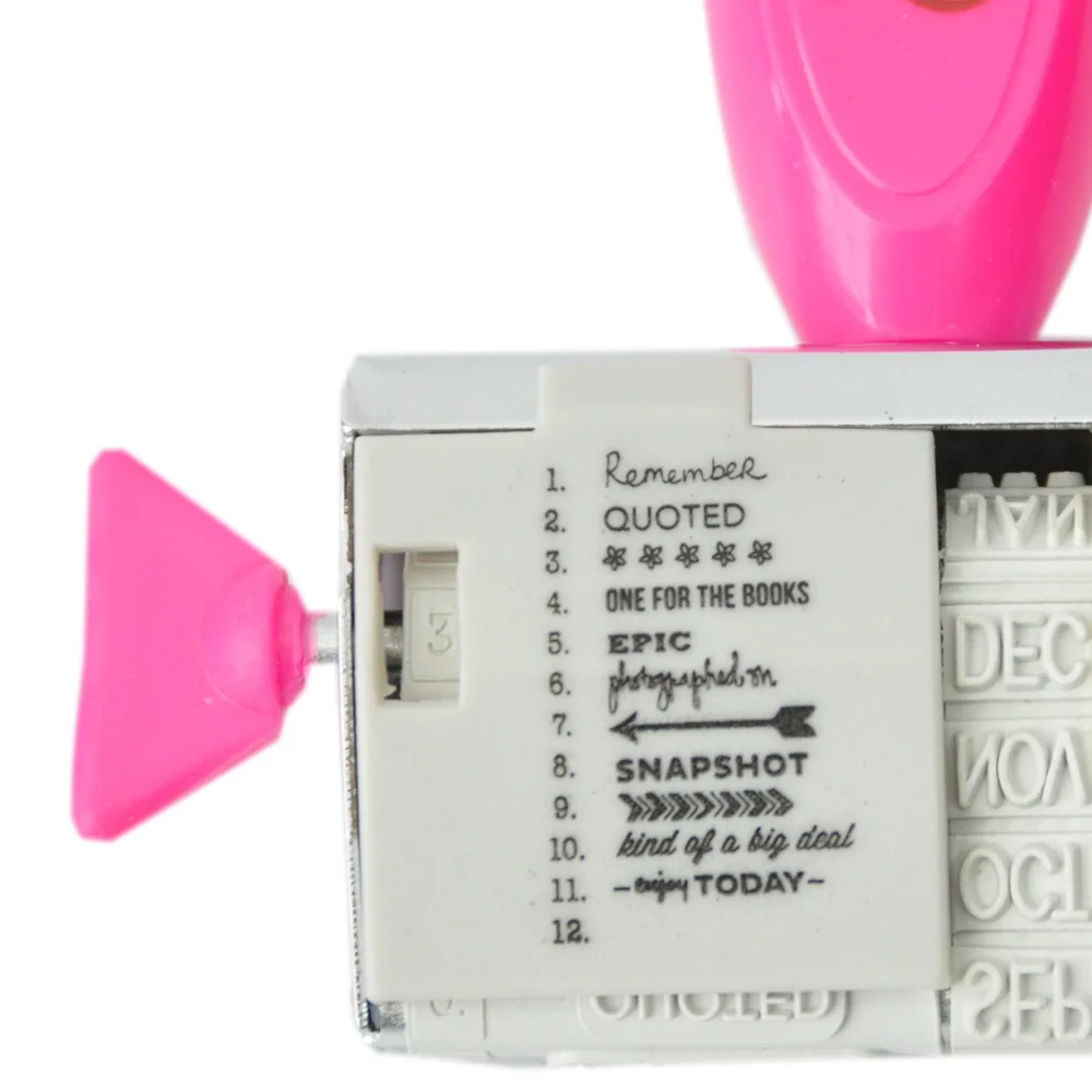 Date and Number custom roller Office Stamp