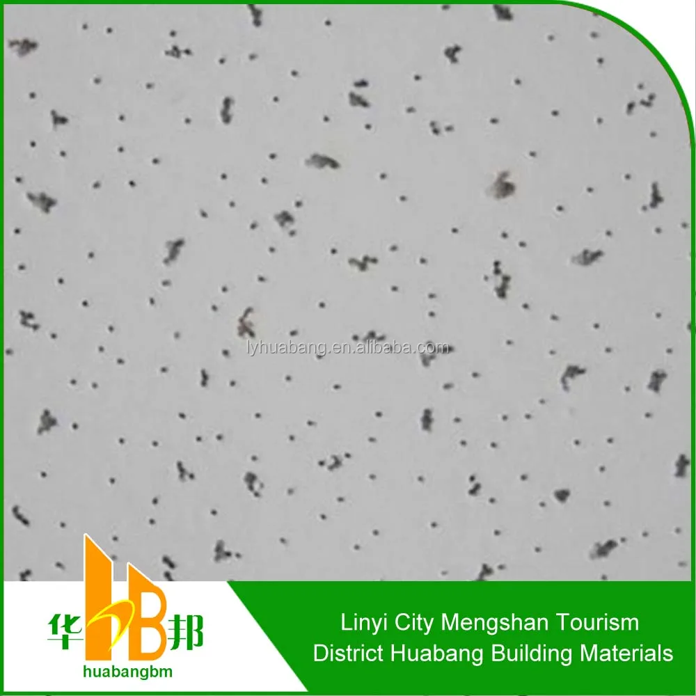 vinyl finish mineral fiber board for suspended ceilings