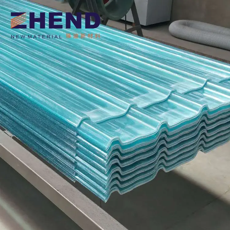 5.4 м Длина Прозрачная волна frp кровельный лист