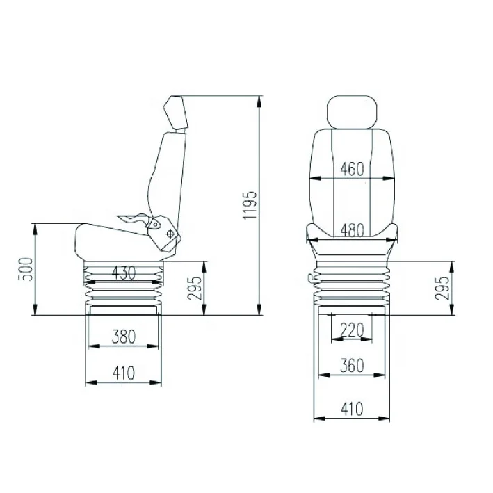 
Luxury vip boat/car driver seat 