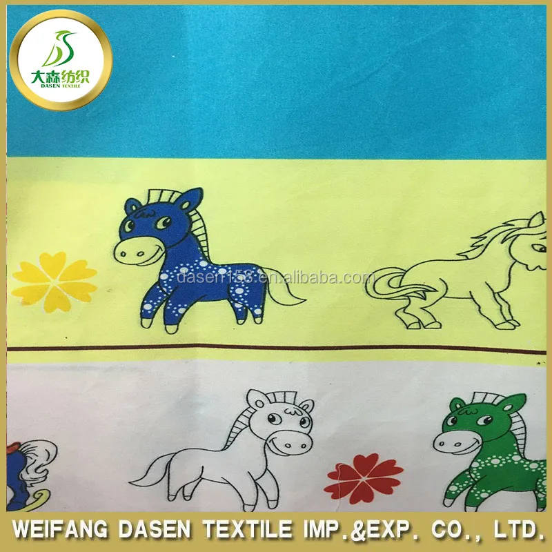 factory supply 100% cotton printed fabric with hello kitty design for children clothing