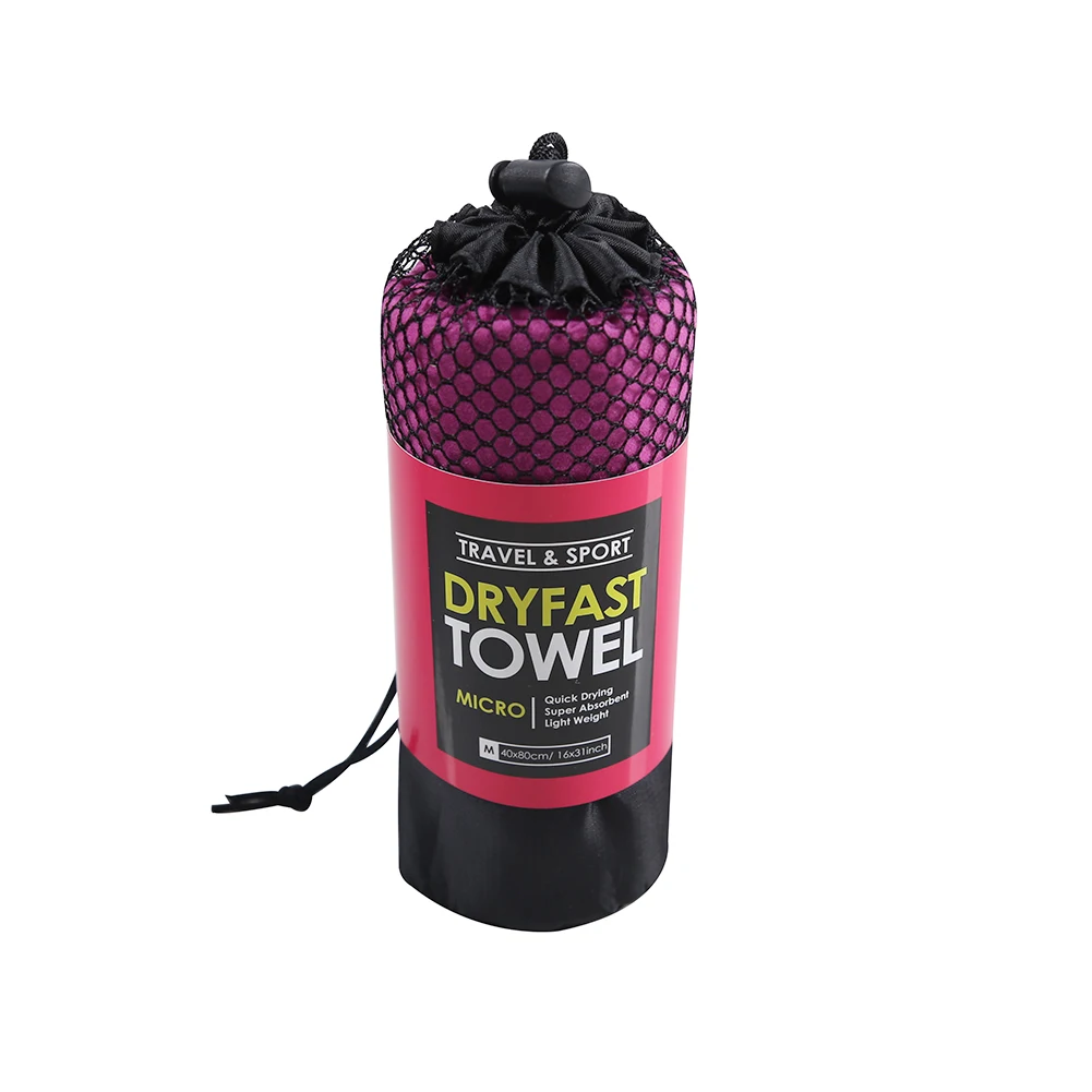 Wholesale breathable travel camping outdoor towel microfiber suede towel