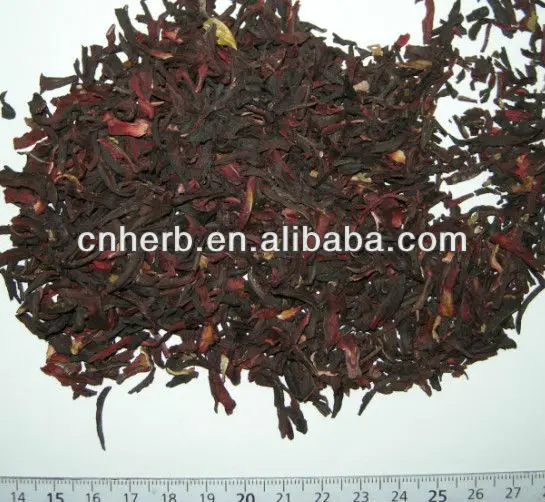 
dried hibiscus flower tea cut 