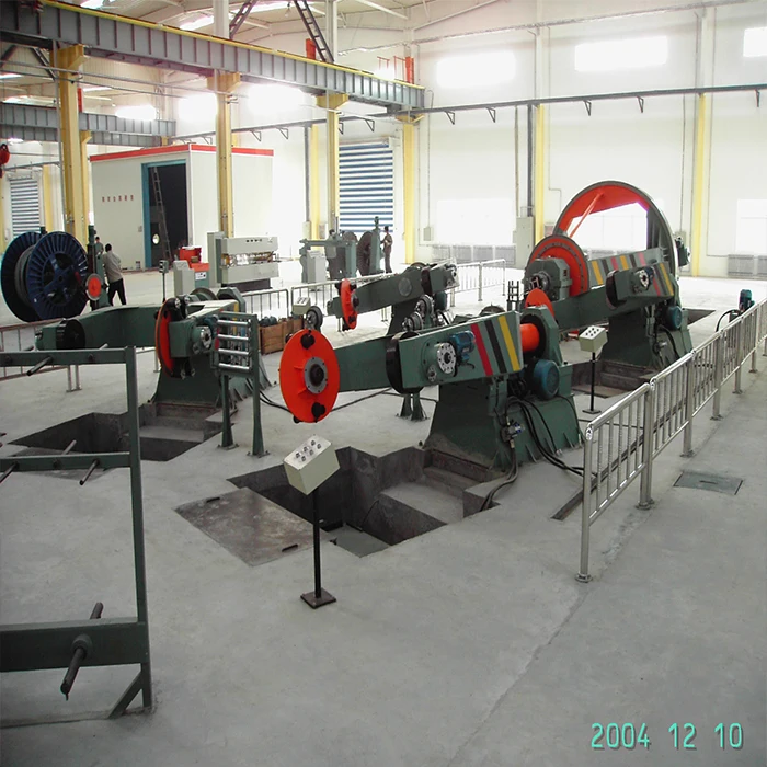 High speed drum twister laying up big diameter cable machine