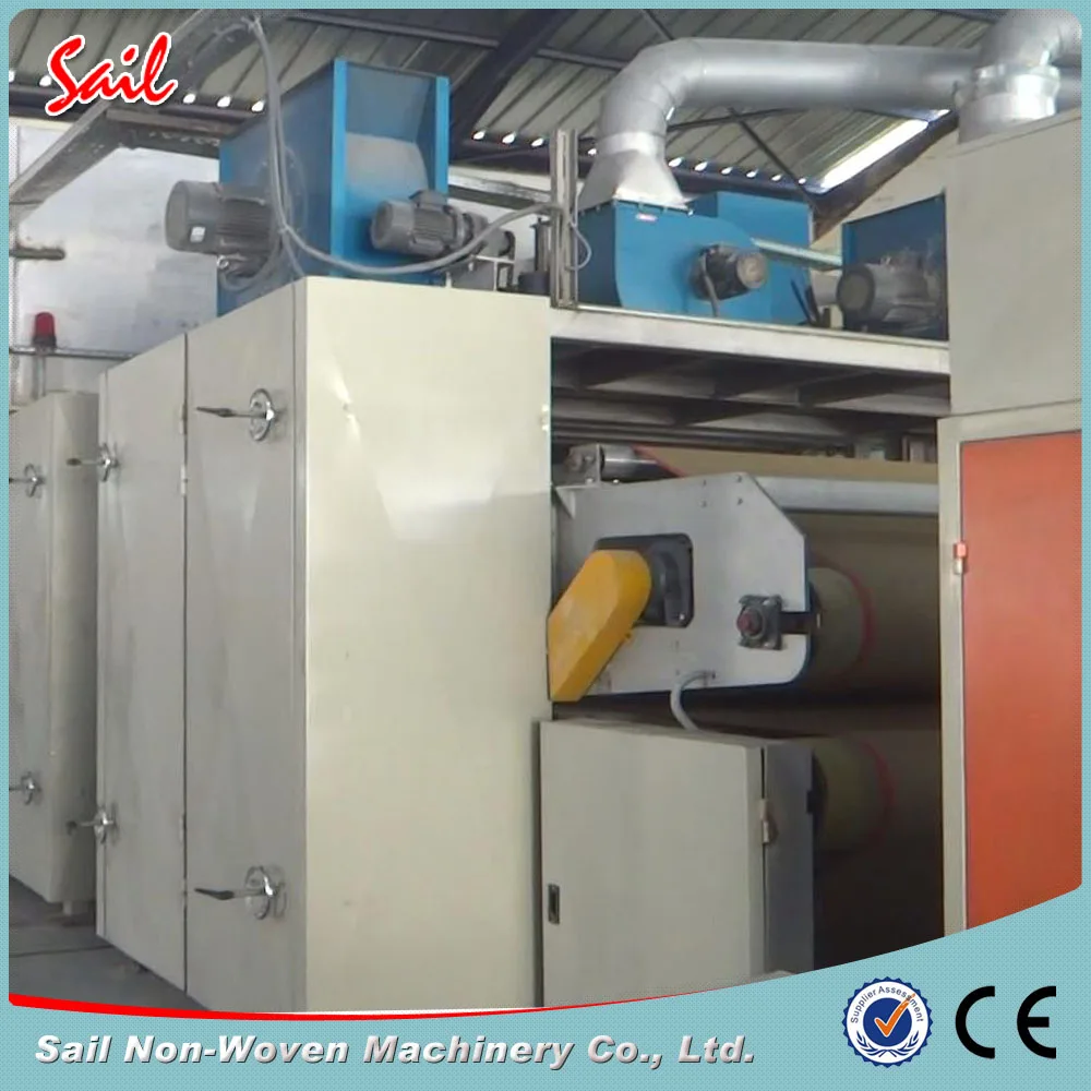 Fiber mattress padding nonwoven making machine