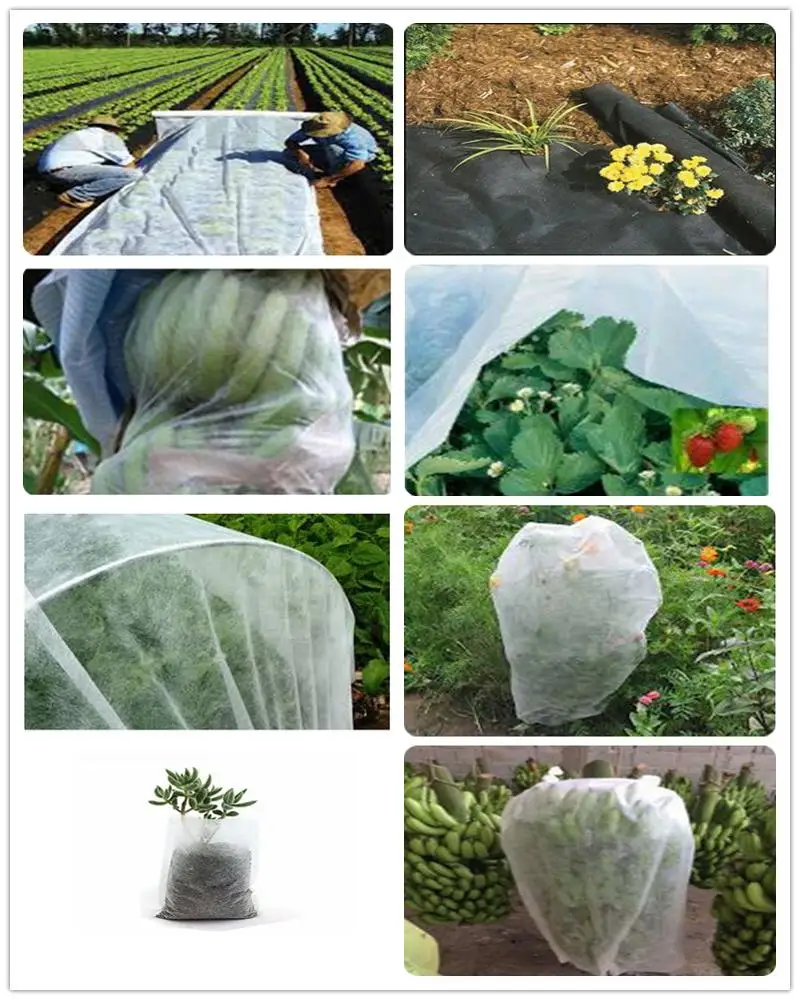 agriculture greenhouse covering plant cover weed 100% pp Spunbond nonwoven fabric rolls for farm