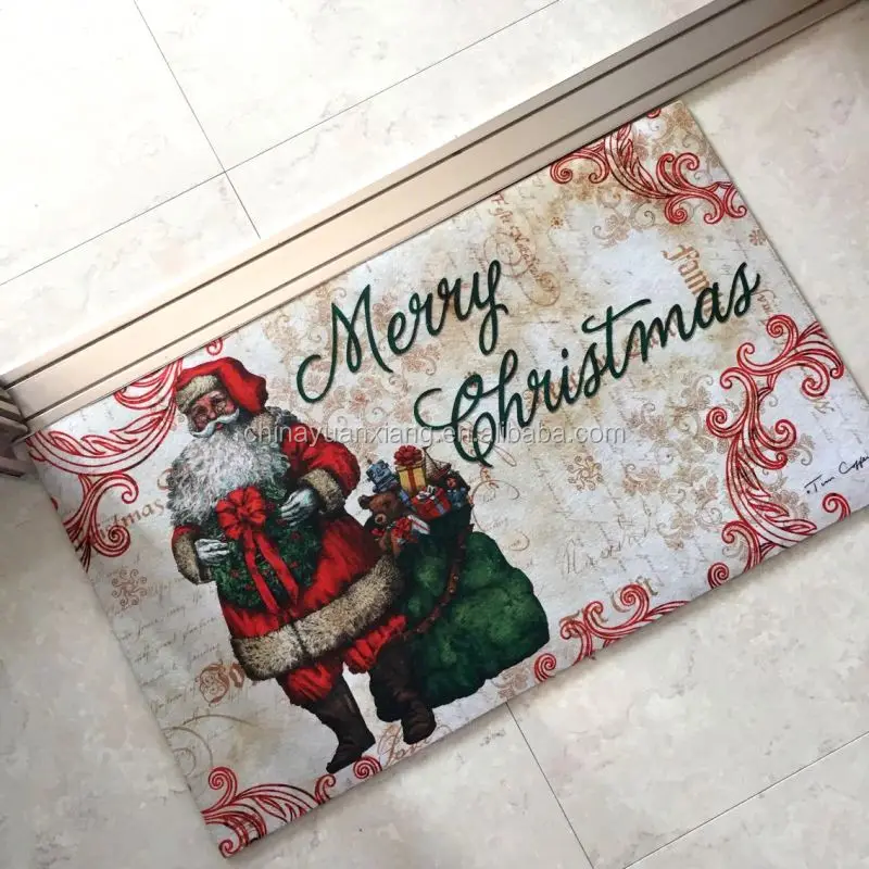 Holiday Decoration Printed Outdoor Christmas Door Mat