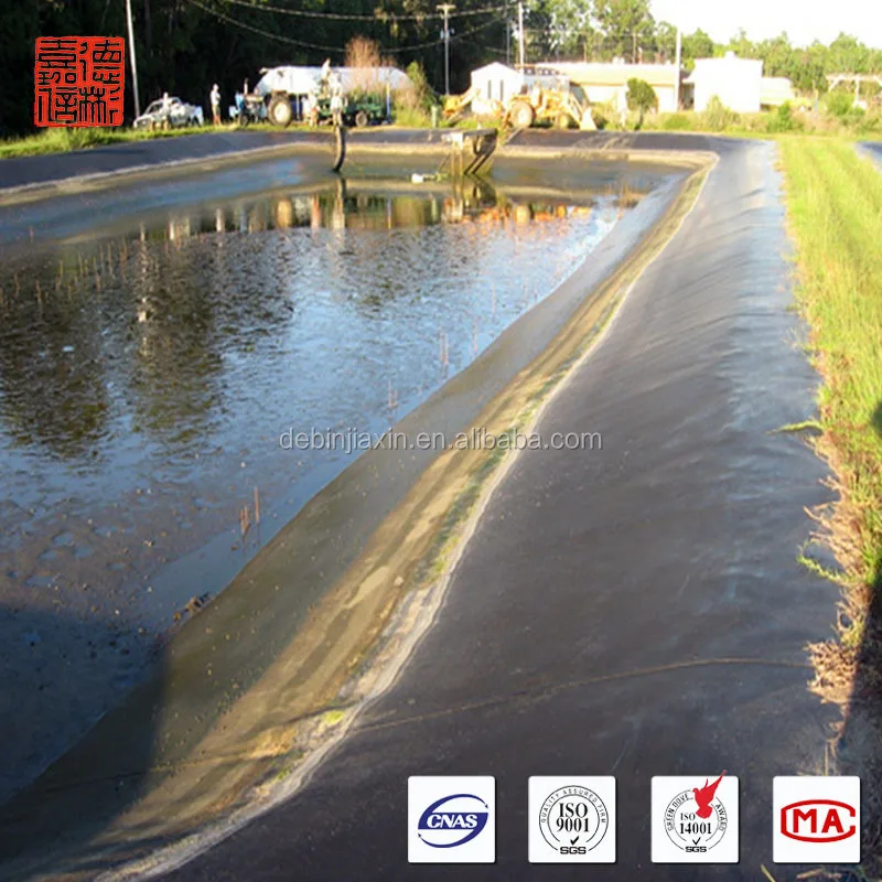 damp proof membrane/artificial lakes reinforced membrane lake liner