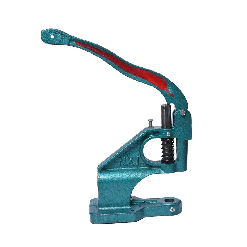 Железный Ручной пресс, полуавтоматическая ручная дыропробивная машина для пробивки ушных отверстий и защелкивающая кнопка для втулки