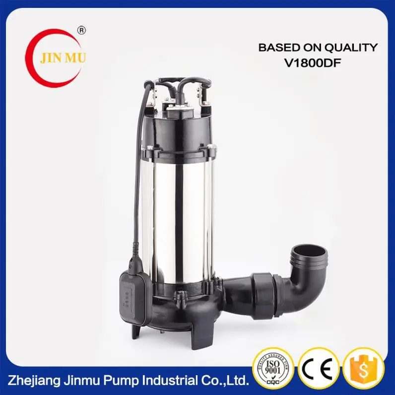 Internal Reliable High Pressure Sewage Pumps 220V All Types of Motor Submersible Pump with Shear Cutting