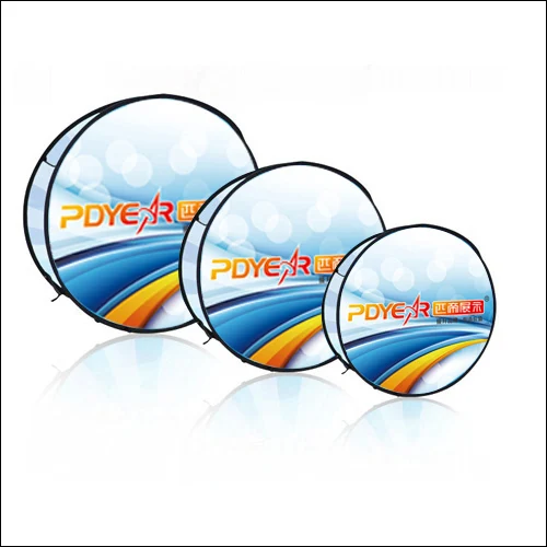 Free Design Outdoor roads golf race advertising custom logo full color print horizontal round vertical pop up a frame banner