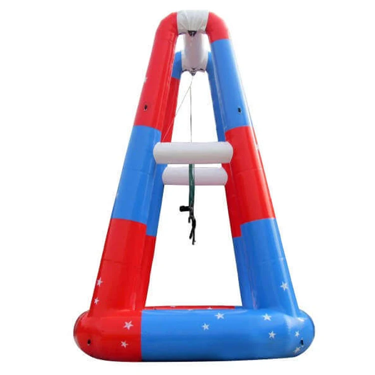 
Funny crazy theme park inflatable bungee jumping trampoline for adult kids 