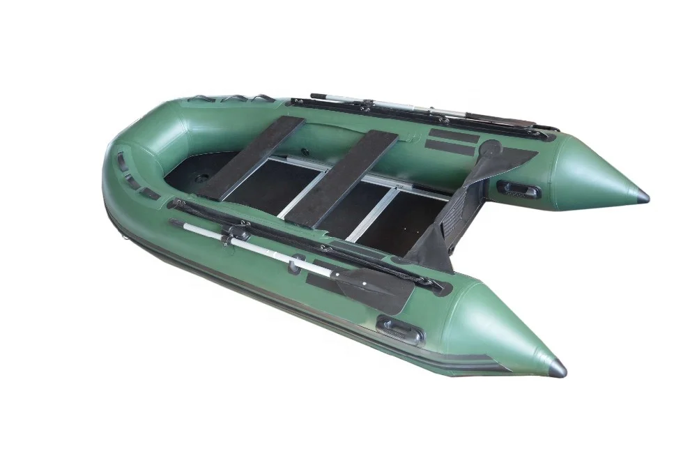 VIB floor PVC inflatable pontoon fishing boat for sale