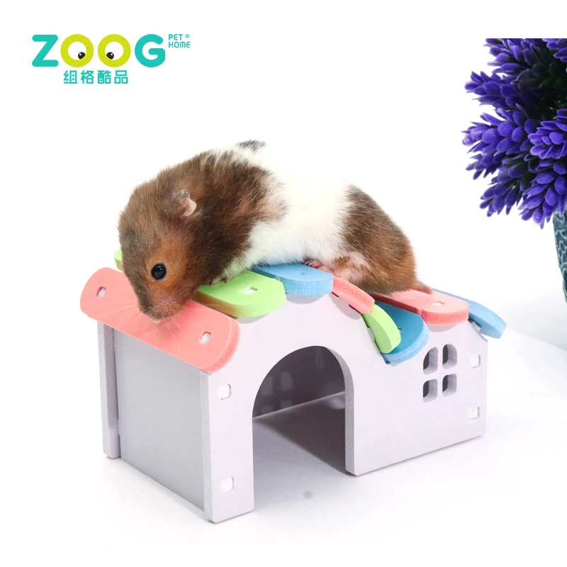 Wholesale  PVC foam board hamster cage house Guinea pig hedgehog  nest