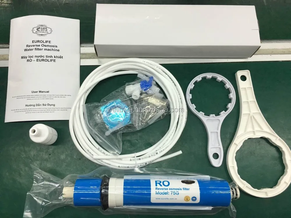 Manufacturer Water filter RO Water Filter Parts RO parts RO pump PP GAC CTO 75GRO membrane T33 filter