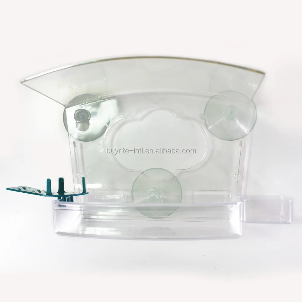 High quliaty PC Transparent Window Plastic Bird Feeder
