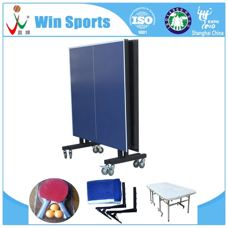 
Wholesale high quality18mm MDF foldable tables buy movable folding table #BSCI indoor table tennis tables china 