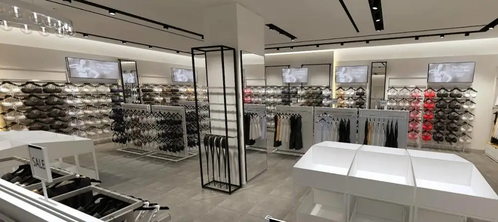 LUX Customized 3D Design Lingerie Store Display Furniture,Underwear Decoration For Fancy Shop For Exclusive Shop