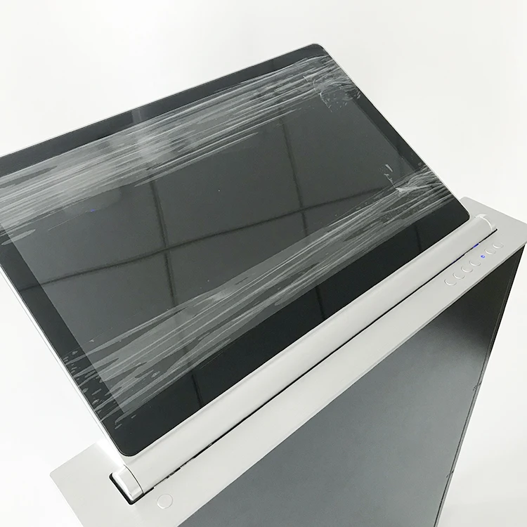
Hidden Desk Motorized Tv Lift Mechanism Maximum Tilt of 60 Degrees Audiovisual Project and Conference System 8 Kg Blueshark 