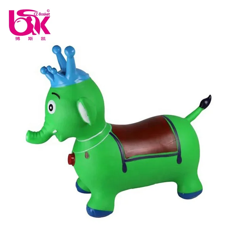
Hot Sell High Quality Plastic Pvc Inflatable Jumping Animals Vaulting Horse Toy for Riding 
