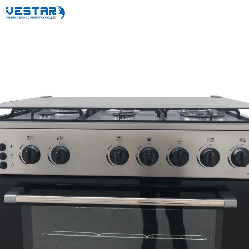 
Hot selling 6 burner electric free standing cooker oven 