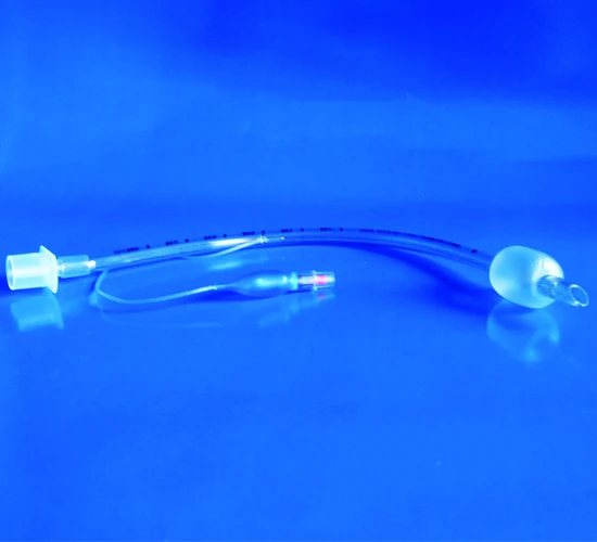 Disposable PVC/Silicone Endo tracheal Tube for medical use