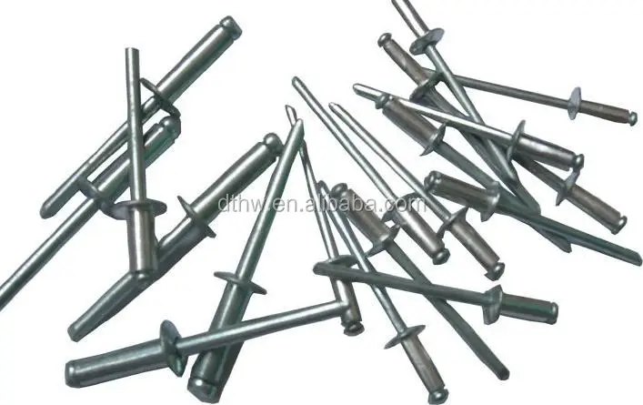 
DIN7337 Dome head open end blind rivet 