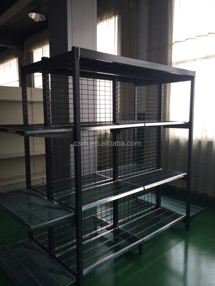Double Sides Wire Mesh Back Panel australia supermarket shelf