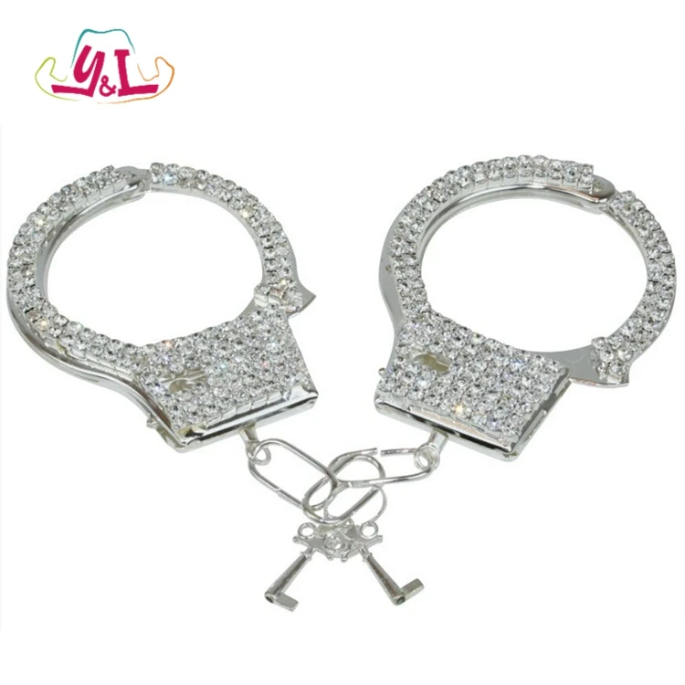 Rhinestone Jewelry Arm Handcuffs Sex Toys For Hen Party
